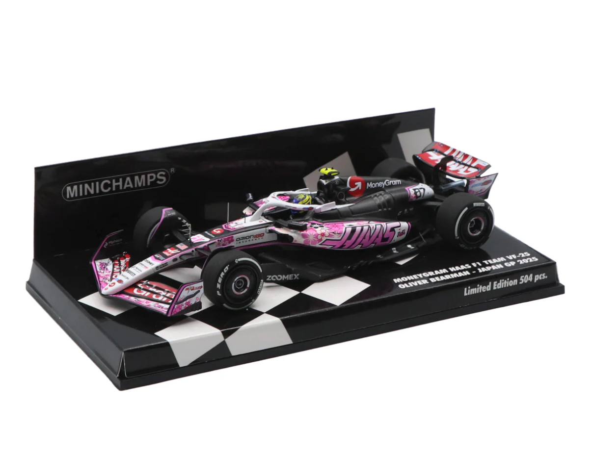 フェラーリF1　ミニチャンプス ミニチャンプス 1/43 ハース F1チーム VF-25 O.ベアマン 日本GP 2025