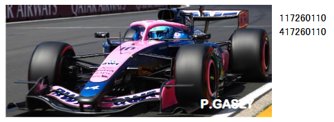 【ミニチャンプス(417260110)ご予約商品4/29締切】1/43 アルピーヌ A526 P.ガスリー オーストラリアGP 2026 予価：税込￥19250