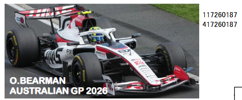 【ミニチャンプス(417260187)ご予約商品4/29締切】1/43 TGR ハース VF-26 O.ベアマン オーストラリアGP 2026 予価：税込￥19250