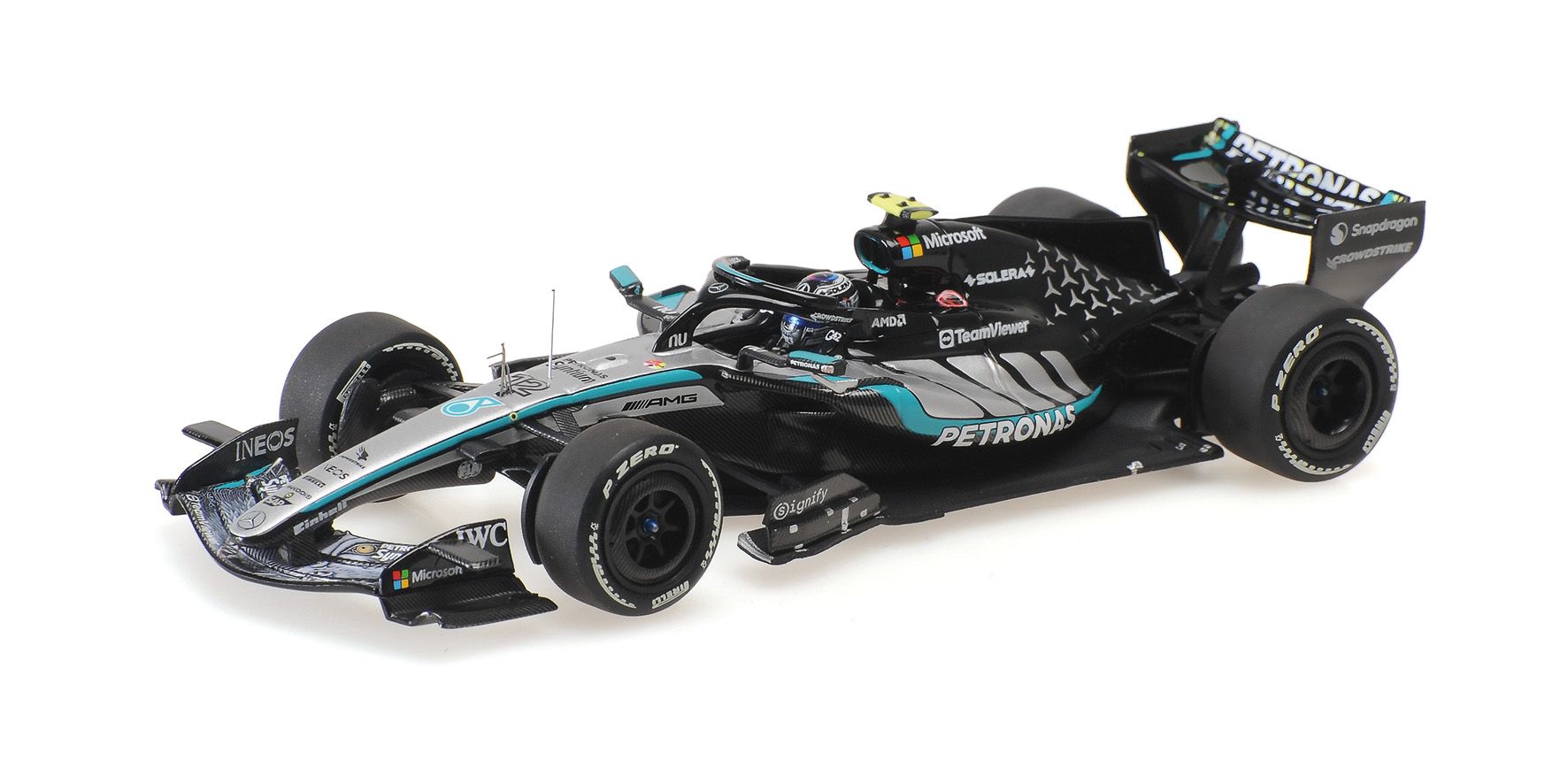 ミニチャンプス 417260312 1/43 メルセデス W17 K.アントネッリ 2026年日本GP 優勝 No.12