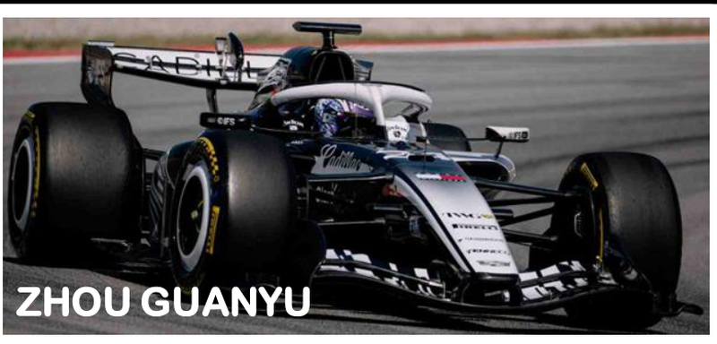 【ミニチャンプス(417269924)ご予約商品7/27締切】1/43 キャデラック F1チーム MAC-26 周冠宇 2026年バルセロナテスト 予価：税込￥19,250
