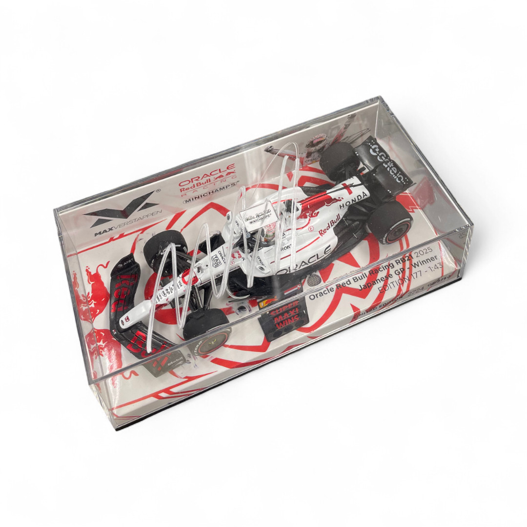 M.フェルスタッペン 直筆サイン入 1/43 MV別注 ミニチャンプス