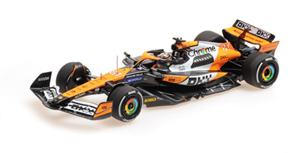 ミニチャンプス 1/43 マクラーレン MCL38 O.ピアストリ シンガポールGP 2024 3位