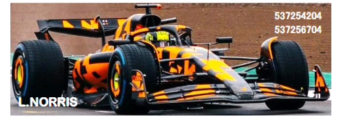 【ミニチャンプス(537256704)ご予約商品4/29締切】1/43 マクラーレン MCL39 L.ノリス 2025 テストバージョン 予価：税込￥19250