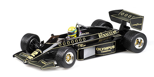 ミニチャンプス  1/18 	ロータス ルノー 97T A.セナ ポルトガルGP 1985 (レインタイヤ)