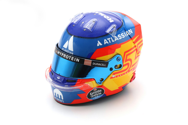 スパーク 1/5 C.サインツ 2025年 ヘルメット F1グッズ・ミニカーの