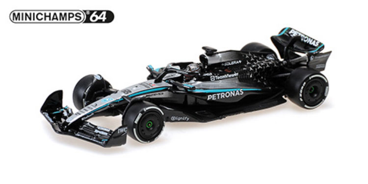 ミニチャンプス 1/64 メルセデス F1チーム W16 G.ラッセル 中国GP 2025 3位