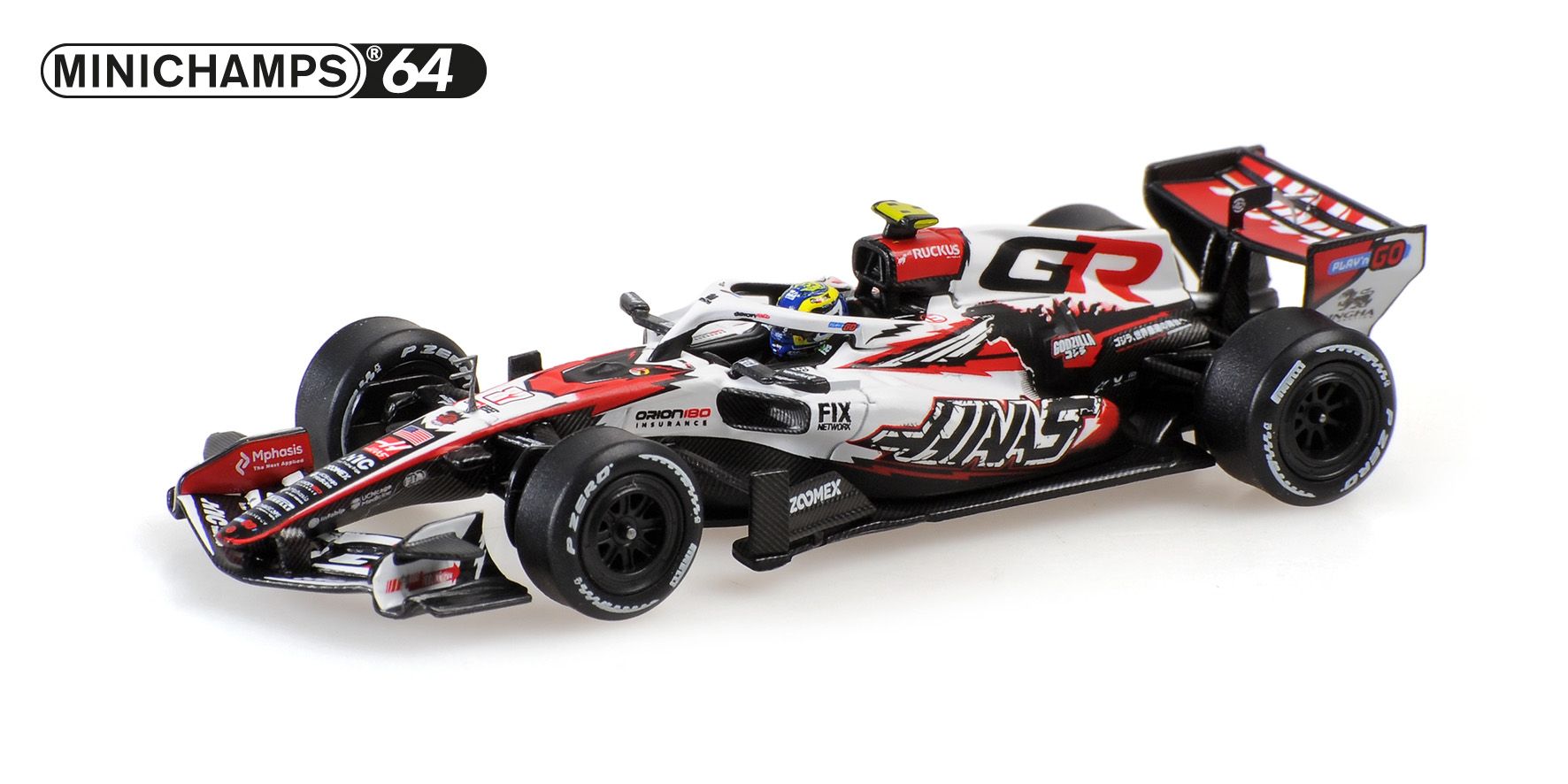 ミニチャンプス 640260387 1/64 TGR ハース F1チーム VF-26 O.ベアマン 2026年日本GP ゴジラデザイン No.87