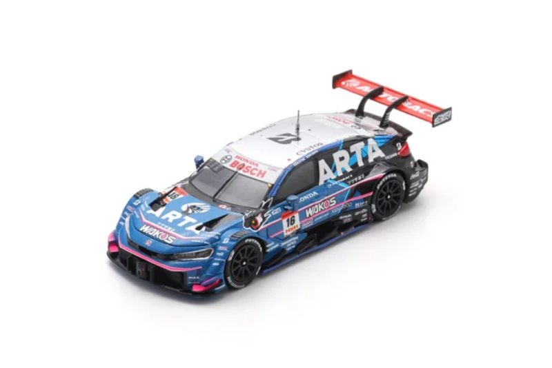 スパーク 1/64 ARTA MUGEN CIVIC TYPE R-GT No.16 ARTA GT500 SUPER GT 2025(大津弘樹／佐藤蓮)