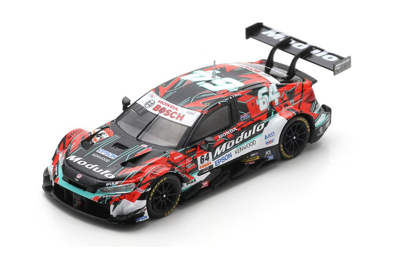スパーク 1/64 Modulo Nakajima Racing Modulo CIVIC TYPE R-GT 伊沢拓也 - 大草りき 2025年SUPER GT GT500 No.64　
