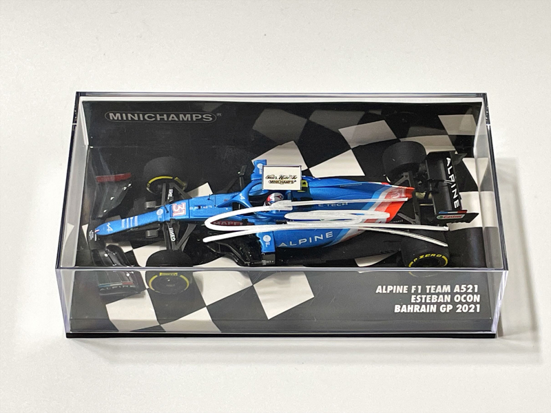E.オコン直筆サイン入 ミニチャンプス 1/43 アルピーヌA521 TYPEA