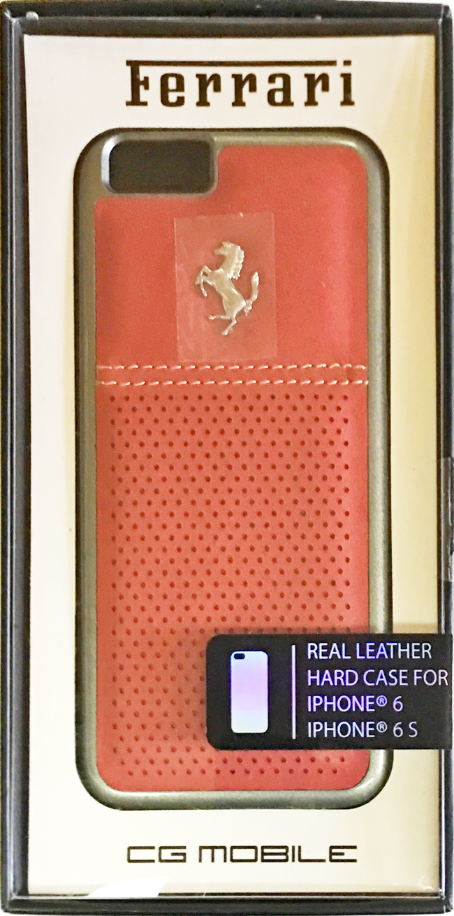 アウトレットsale品 フェラーリiphone6s 6対応 F12 本革ハードケース レッド Sale 1900 F１グッズ ミニカーの専門店 Grandprix