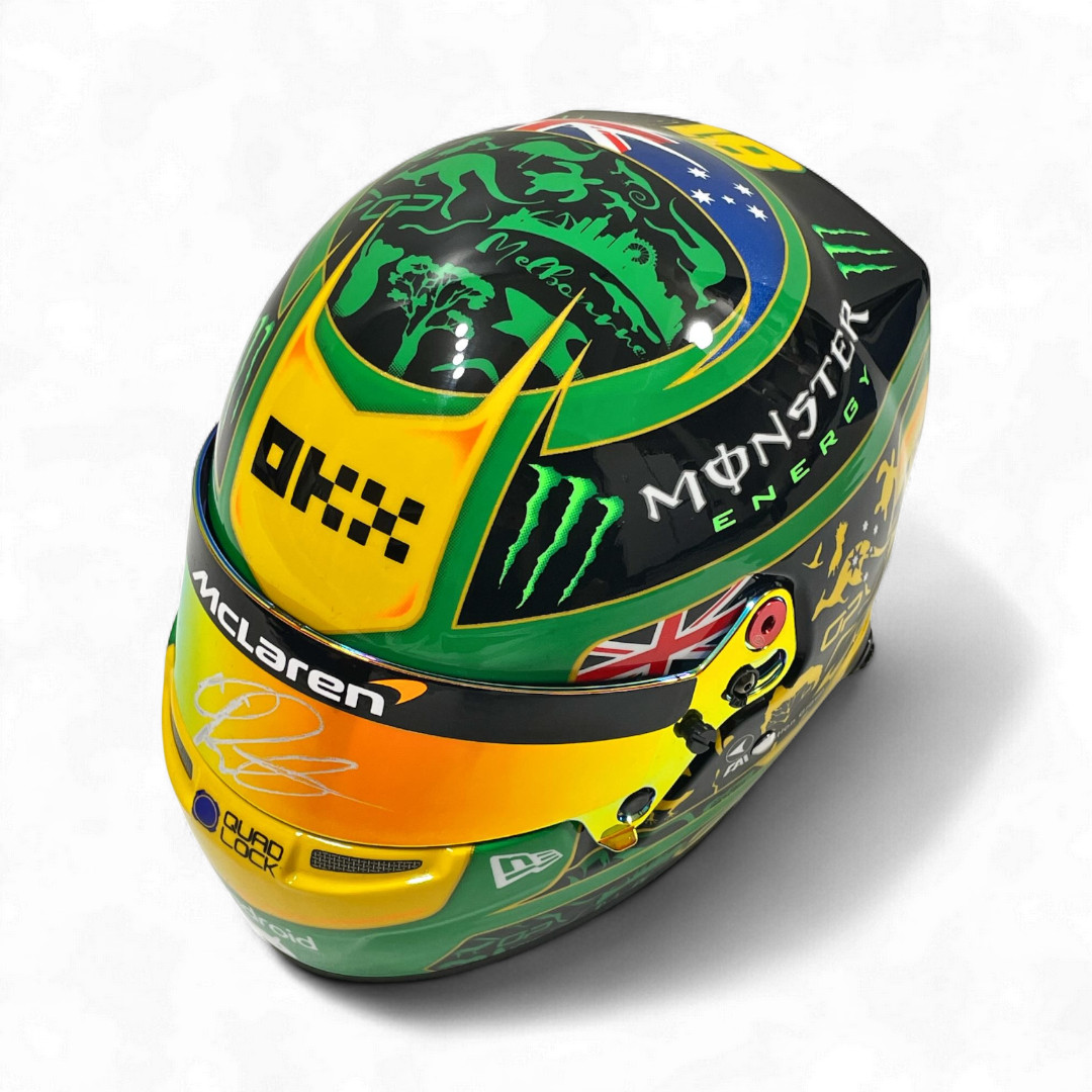 2025 O.ピアストリ直筆サイン入 オーストラリア マクラーレン 1/2