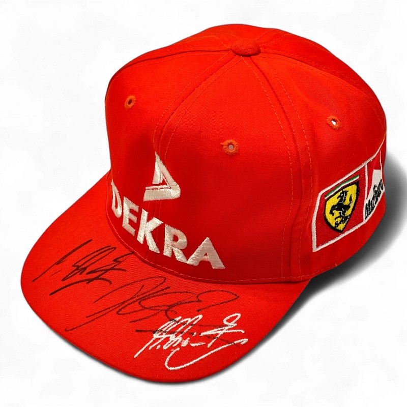 ミハエル＆ラルフＷシューマッハ直筆サイン入  1997 ミハエルシューマッハドライバーズキャップ(本人用)