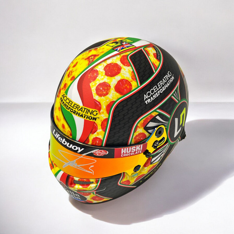 L.ノリス直筆サイン入 2020 MONZA 1/2ヘルメット