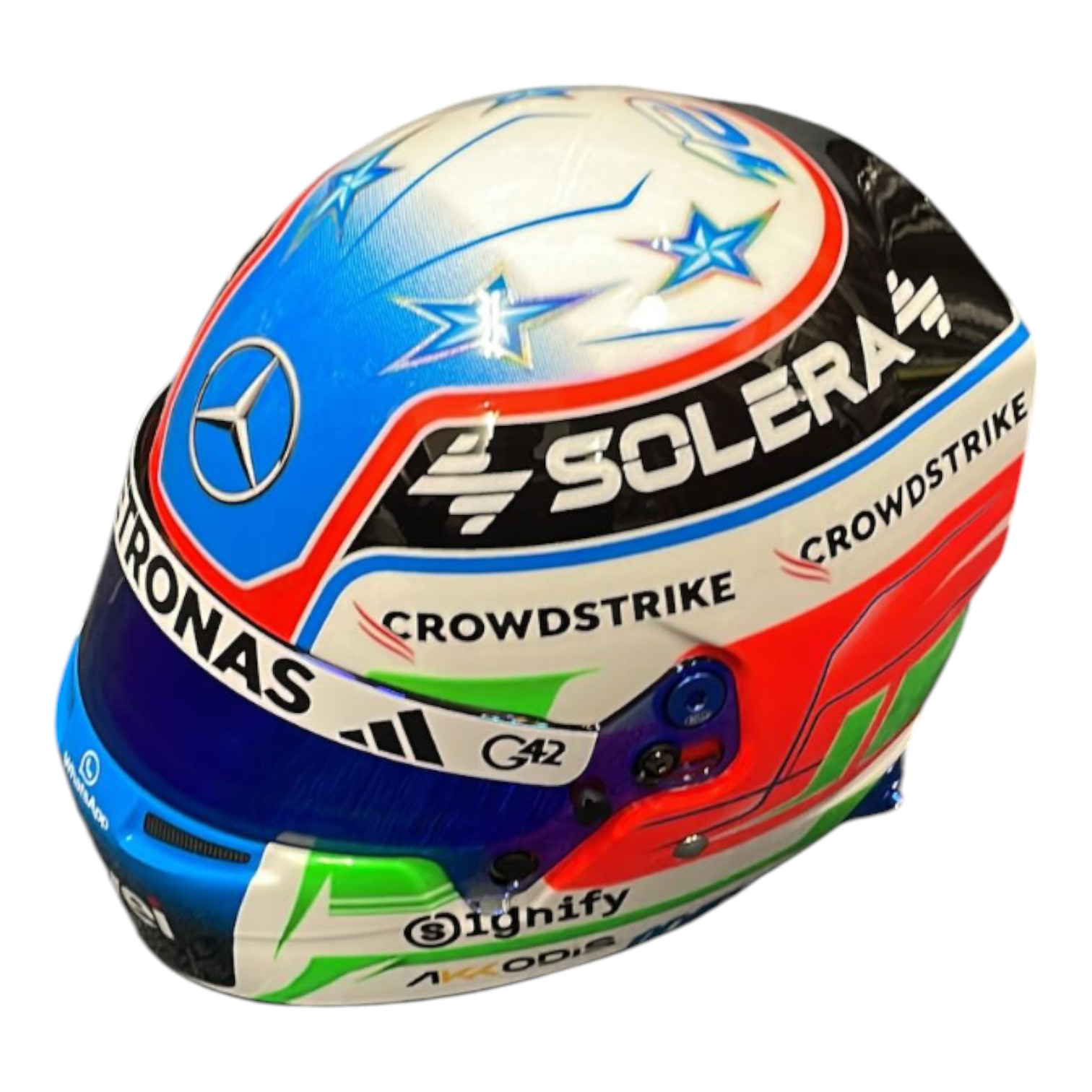 【並行輸入品】K.アントネッリ 2025 1/2ヘルメット(サイン無)