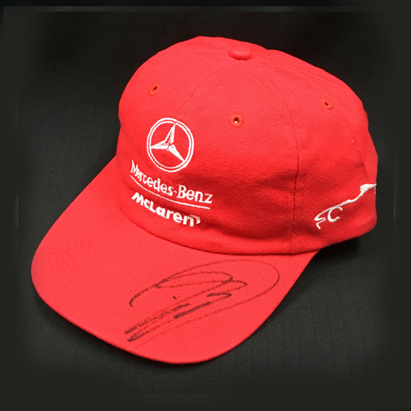 【SALE】D.クルサード　マクラーレン時代 直筆サイン入　キャップ
