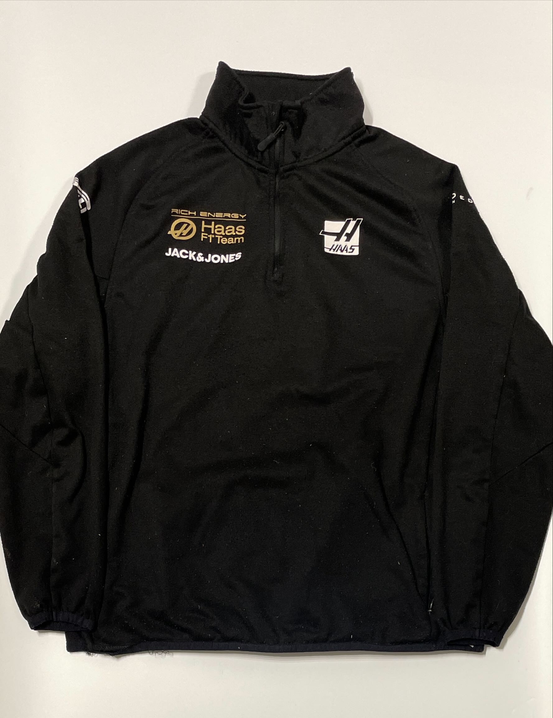 2019 ハースF1チーム チーム支給品 スエット USED サイズL(訳あり)　※サイズ：約着丈64ｘ身幅54cm　※多数毛玉ありUSED感強めです。