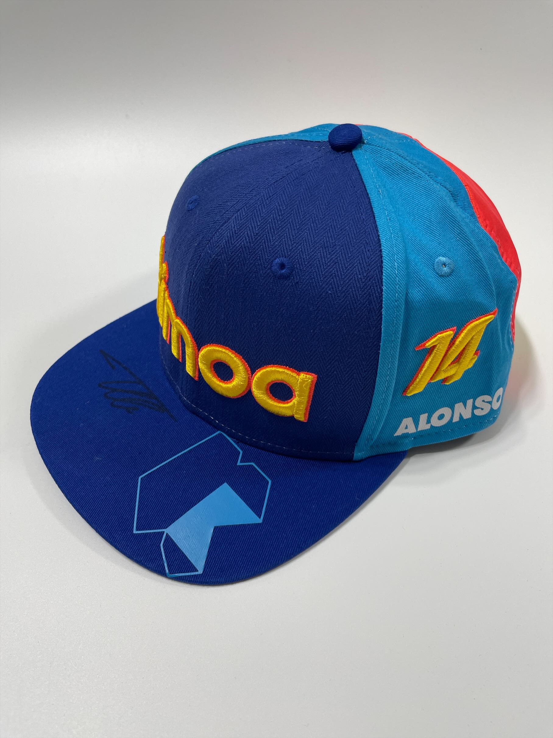EXO サイン　直筆　公式キャップ　帽子　グッズ 特価キャップ】F.アロンソ直筆サイン入 KIMOAキャップ F1グッズ