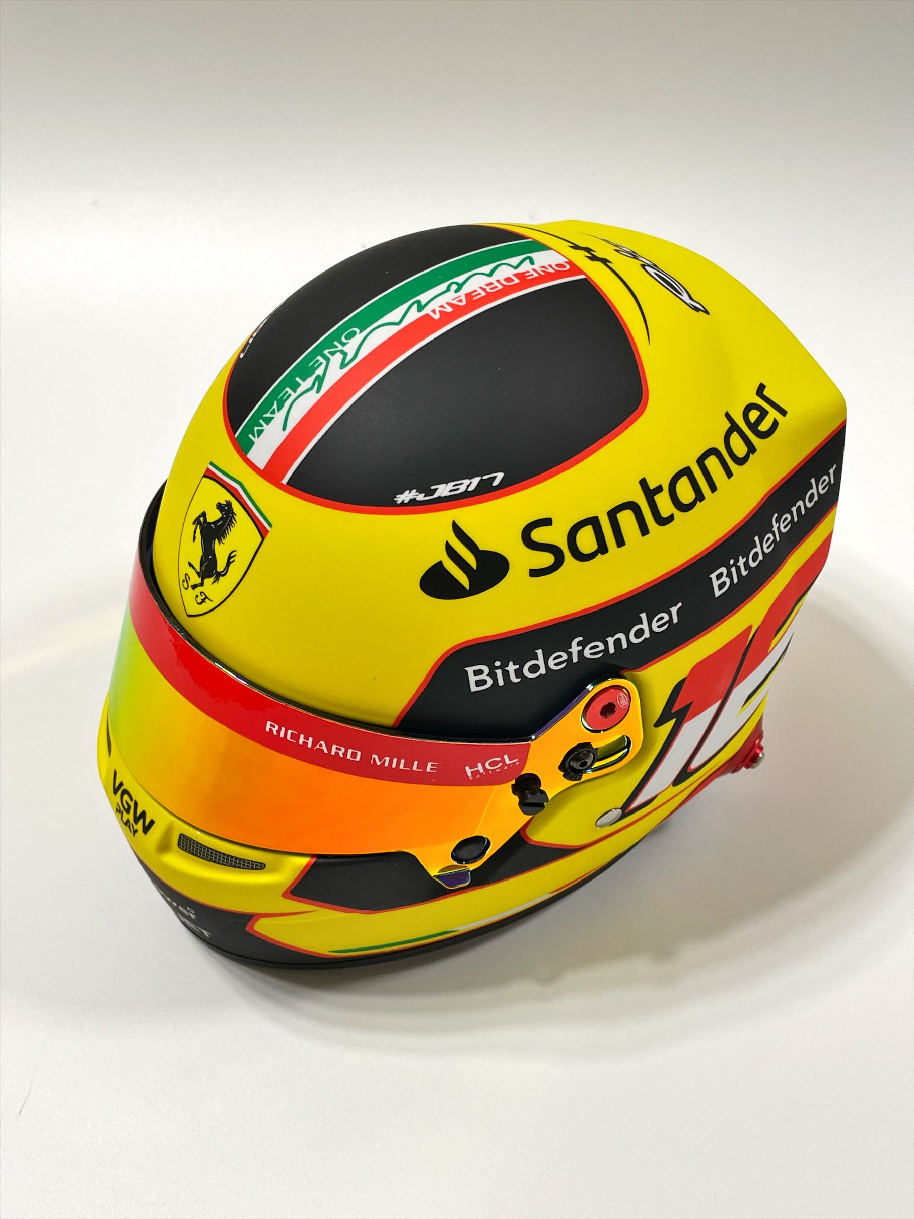 1/2 ヘルメット フェラーリF1 C.ルクレール 2023年 イタリアGP 海外並行輸入品】C.ルクレール 2023年イタリアGP 1/2ヘルメット