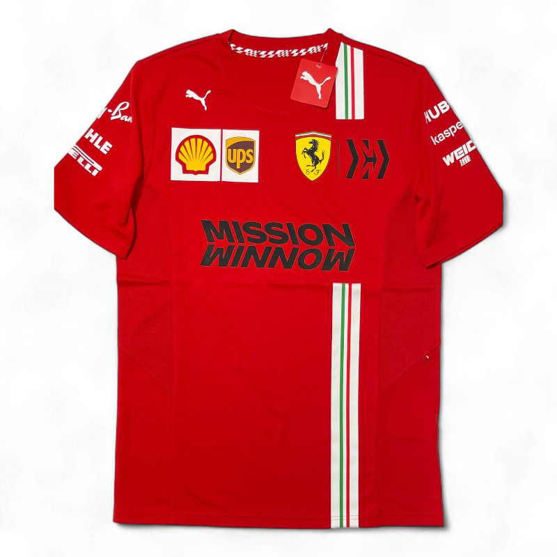 フェラーリ2021チーム支給品TシャツMissionWinNow仕様(新品タグ付)サイズM