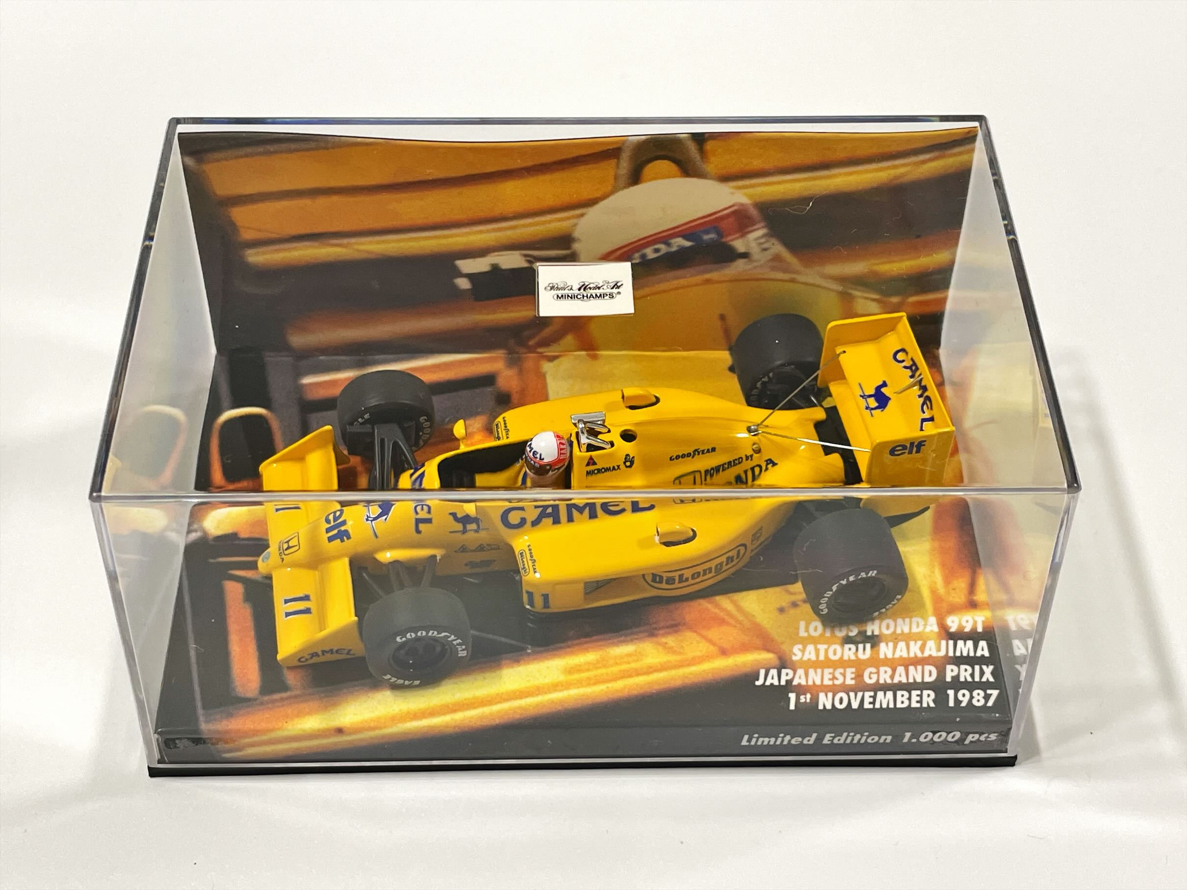 ブランド雑貨総合 MBA別注 ミニチャンプス 1987年日本GP 中嶋悟 ロータス99T 1/43 ミニカー