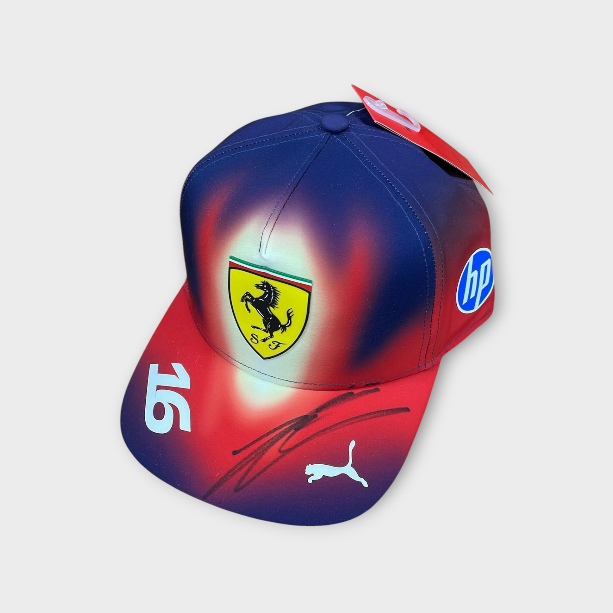 C.ルクレール直筆サイン入 2026フェラーリ 中国GP限定ドライバーズキャップ(市販品）