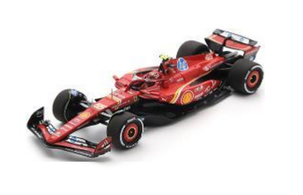 ルックスマート 1/43 フェラーリ SF24 C.サインツ 2024年アブダビGP2位 No.55 