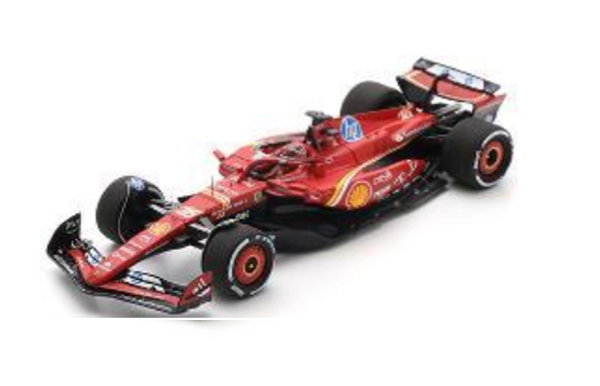 ルックスマート 1/43 フェラーリ SF24 C.ルクレール 2024年アブダビGP3位 No.16