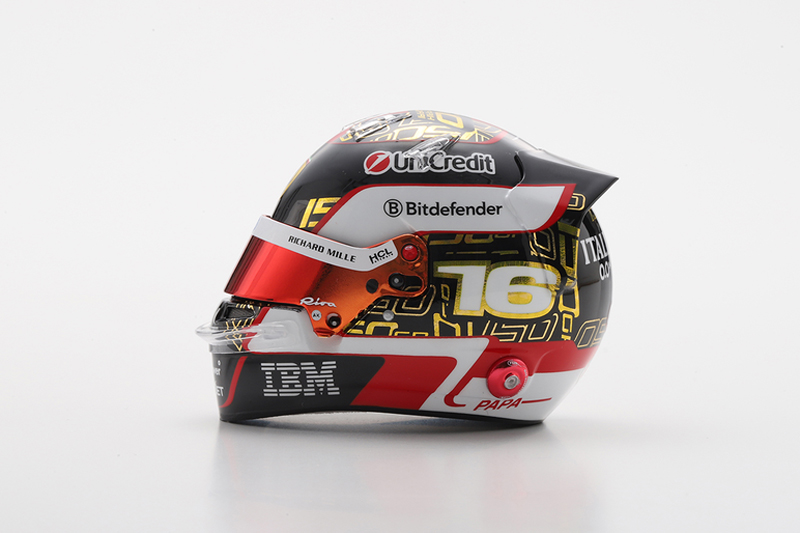 ルックスマート 1/5 C.ルクレール 2025年アブダビGP ヘルメット