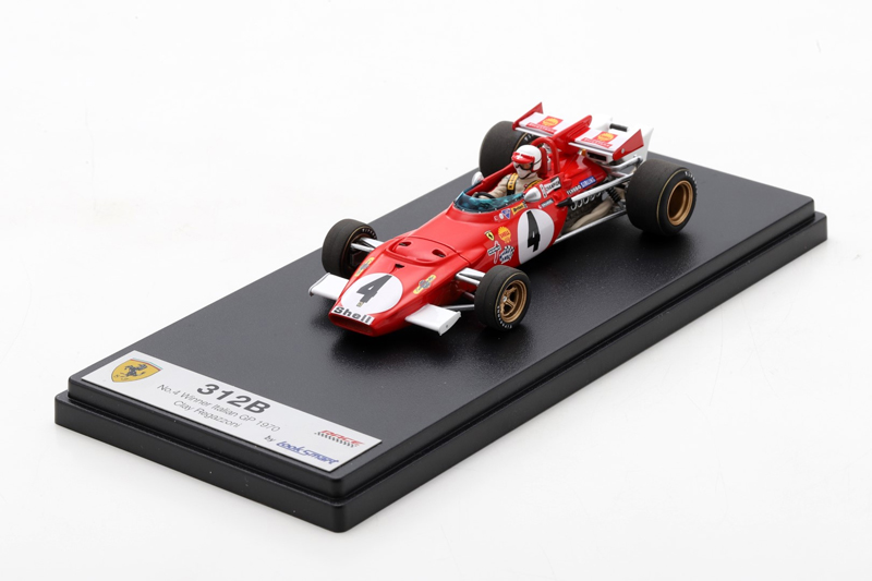 【アウトレットセール】ルックスマート 1/43 フェラーリ 312B M.アンドレッティ 1971年南アフリカGP優勝 No.6