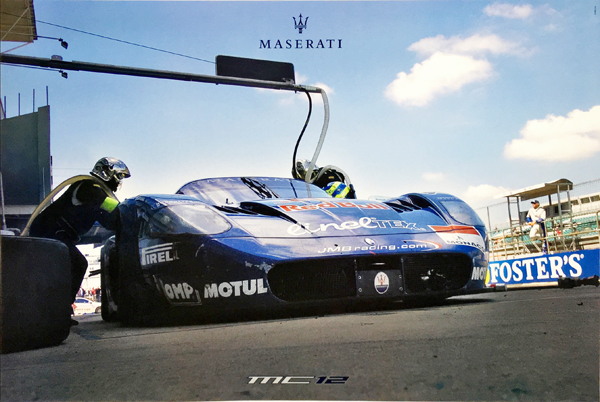 Sale マセラティ 公式ポスター マセラティmc12 マシンポスター タイプb F１グッズ ミニカーの専門店 Grandprix