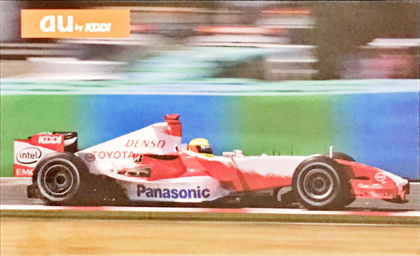 au TOYOTA トヨタ F1 プロモーションステッカー