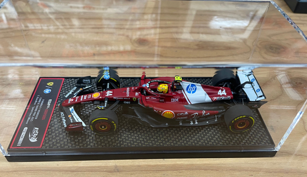 ミニチャンプスxBBR 1/43 フェラーリ SF-25 L.ハミルトン 中国GP スプリントレース 2025 ウィナー