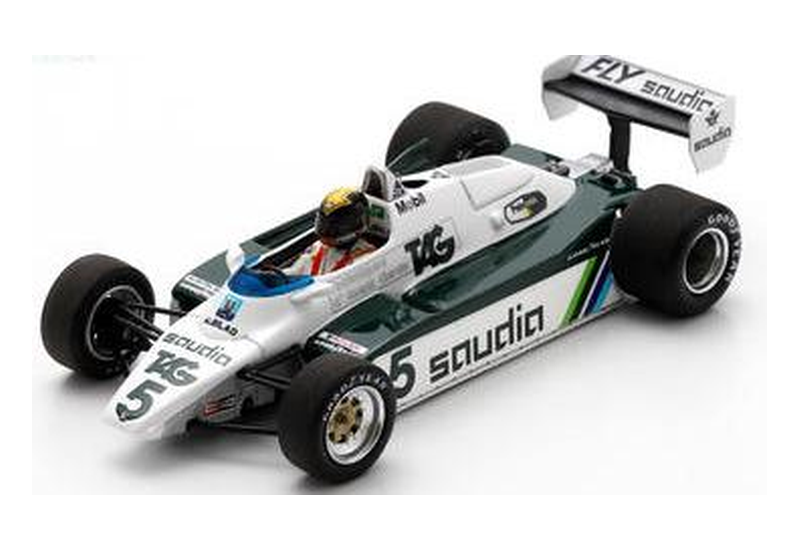 【スパーク(S7479)ご予約商品8/10締切】1/43 ウィリアムズ FW08 D.デイリー 1982年イギリスGP5位 No.5 予価：税込￥13970