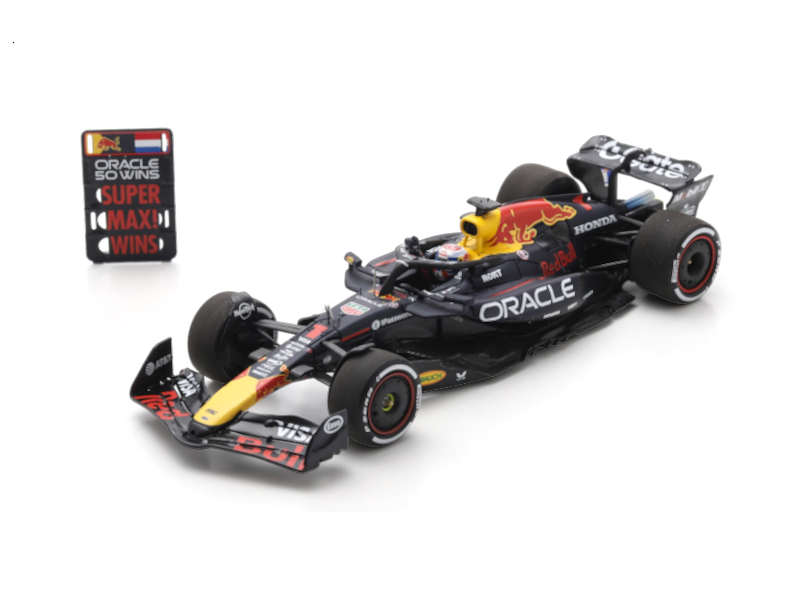 スパーク 1/43 レッドブル  RB21 M.フェルスタッペン 2025年イタリアGP 優勝 オラクル50勝記念 No.1