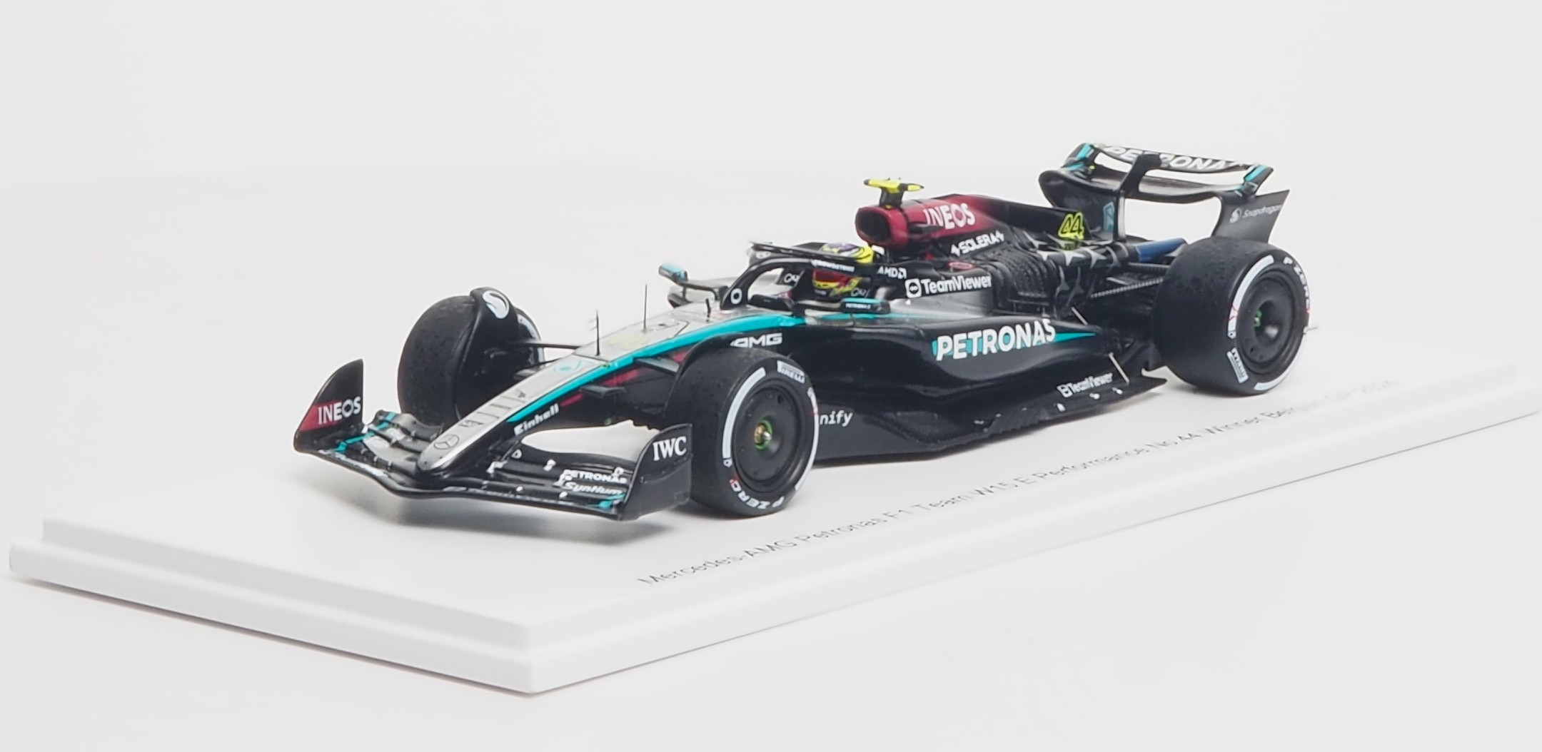 【スパーク(SP646)】【海外別注】スパーク 1/43 メルセデス F1 W15 L.ハミルトン 2024年ベルギーGP 優勝　通販105勝目 限定