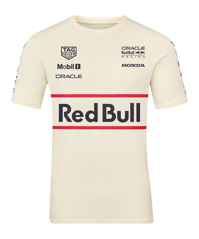 2025 レッドブル チーム ヘリテージTシャツ・アイボリー(CASTORE製)