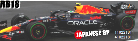 【アウトレットセール】ミニチャンプス 1/18 レッドブル RB18 S.ペレス 日本GP 2022 2位