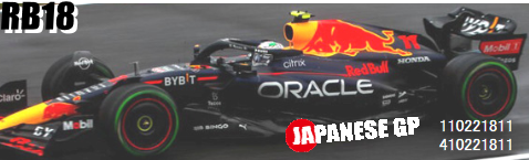 ミニチャンプス 1/18 レッド ブル RB18 S.ペレス 日本GP 2022 2位  