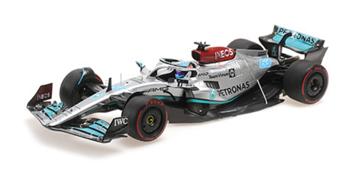 【アウトレットセール】ミニチャンプス 1/18 メルセデス W13 G.ラッセル ブラジルGP 2022 F1初優勝