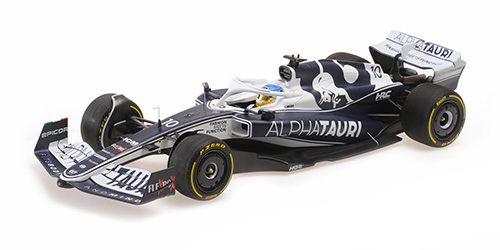 【アウトレットセール】ミニチャンプス 1/18 アルファタウリ AT03 P.ガスリー バーレーンGP 2022