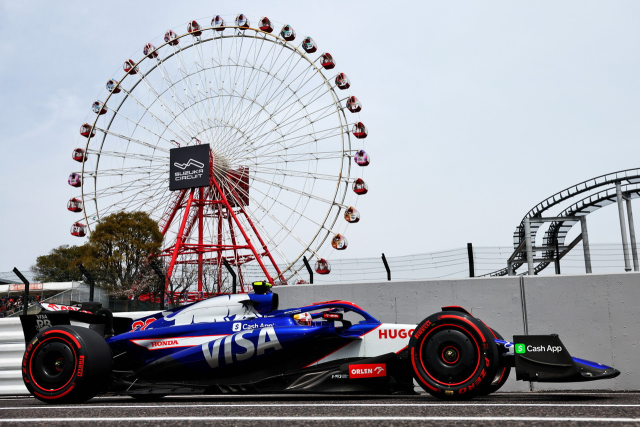 ミニチャンプス 1/18 ビザ キャッシュ RB F1チーム VCARB 01 角田裕毅 日本GP 2024