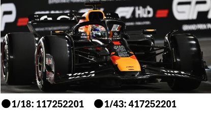 【ミニチャンプス(117252201)ご予約商品8/16締切】1/18 レッドブル RB21 M.フェルスタッペン 2025年ラスベガスGP 優勝 レジンモデル 予価:税込¥46200