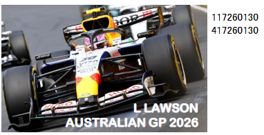 【ミニチャンプス(117260130)ご予約商品4/29締切】1/18 ビザキャッシュ RB VCARB03 L.ローソン オーストラリアGP 2026 予価：税込￥46200