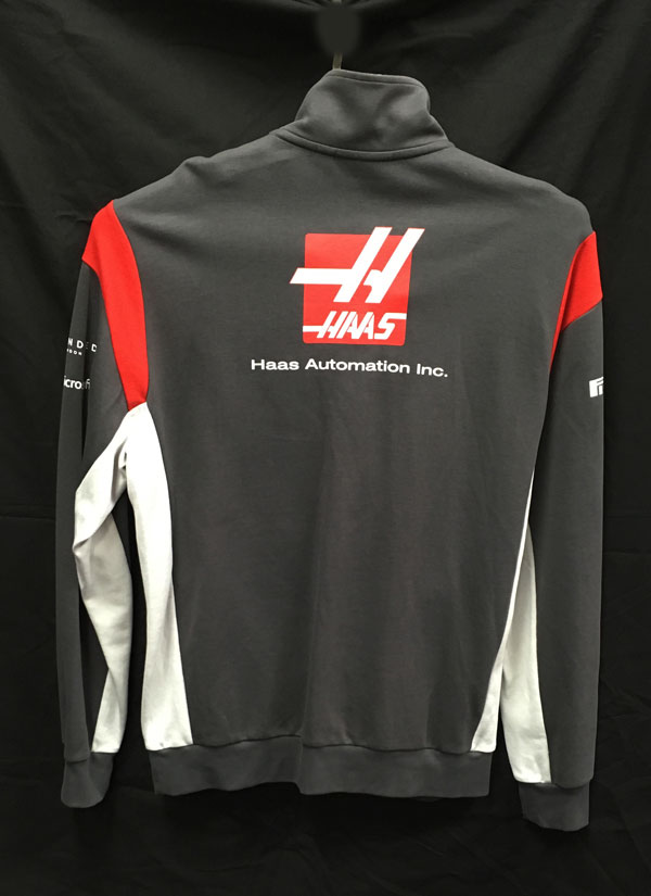 SALE】ハースF1チーム 2017 チーム支給品 ハーフZIPスウェット USED