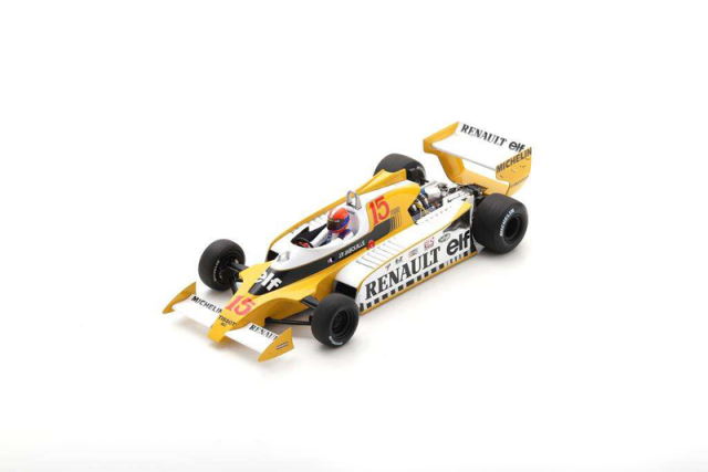 スパーク 1/18 ルノー RS11 J.P.ジャブイール 1979年フランスGP優勝 No.15  
