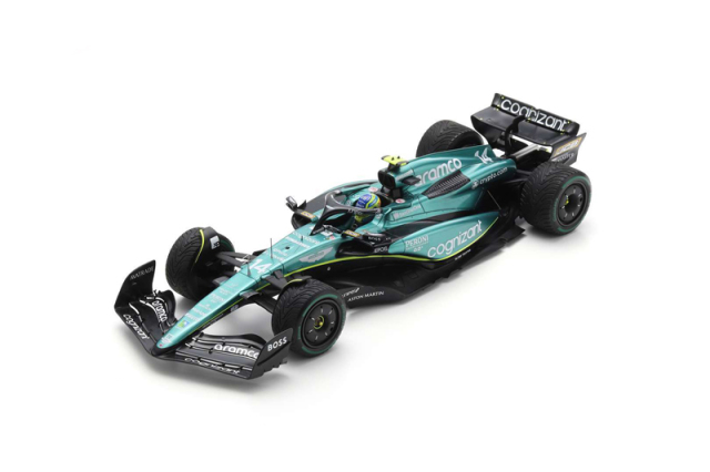スパーク 1/18 アストンマーティン AMR23 F.アロンソ 2023年モナコGP2位 No.14