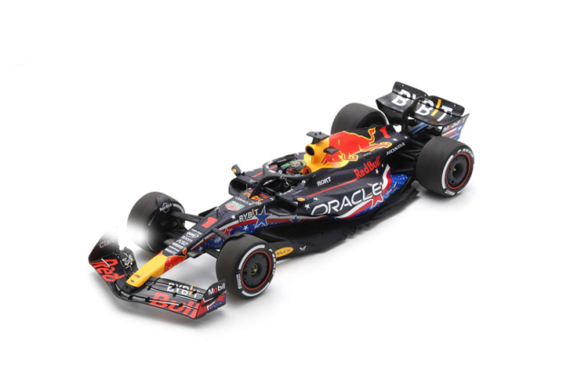 スパーク 1/18 レッドブル RB19 M.フェルスタッペン 2023年アメリカGP優勝 No.1 