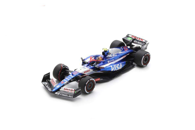 スパーク 1/18 VisaCashApp-RB VCARB 01 角田裕毅 2024年サウジアラビアGP No.22 